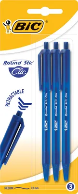 Zdjęcie produktu dla Długopis BIC Round Stic Clic niebieski