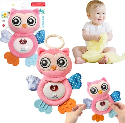 Immagine prodotto di Peluche Gufo Sonno Sensoriale Luce Suono Bambino Peluche