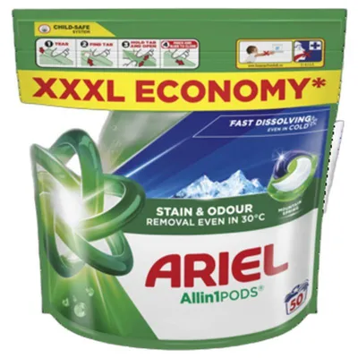 Zdjęcie produktu dla Ariel Allin1 PODS Kapsułki do prania, 50 prań
