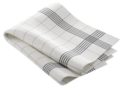Produktbild von Duni Serviette weiß grau 38x54cm 50 Stück 1er Pack