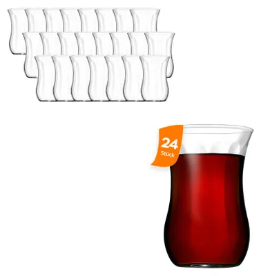Produktbild von Pasabahce Üsküdar Teeglas - 120 ml, 24er Set