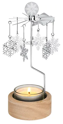 Produktbild von Teelicht-Karussell Schneeflöckchen