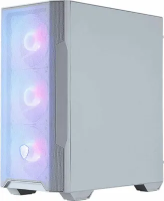 Image de MSI MAG Forge M100R Midi Tower Transparent, Blanc