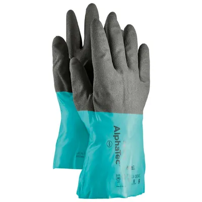 Produktbild von Ansell Handsch.AlphaTec 58-270 Gr. 10 schwarz/grau 12 Paar