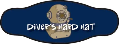 Produktbild von Best Divers Divers Hard Hat Double Velcro Tape Maskenbandüberzug Blau  Blau One Size