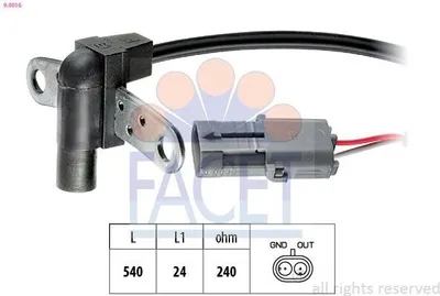 Produktbild von FACET 9.0016 Kurbelwellensensor Impulsgeber für RENAULT TWINGO I (C06)