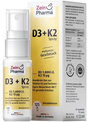 Immagine prodotto di Vitamina D3+K2 1000 U.I. Spray 25 ml