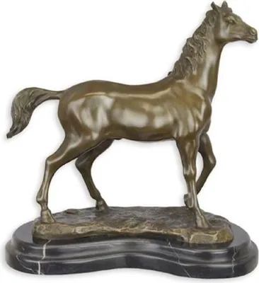 Luxus Bronze Skulptur Figur Bronzefigur Dekofigur Pferd Luxury Bronze Sculpture Figure Bronze Figure Decoration Figure Horse