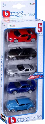 Zdjęcie produktu dla Komplet Resoraków Bburago 1:64 Różne Zestawy