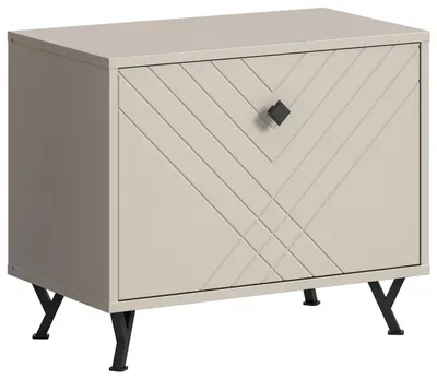 Immagine prodotto di Note panca 1 anta a soffietto beige opaco.