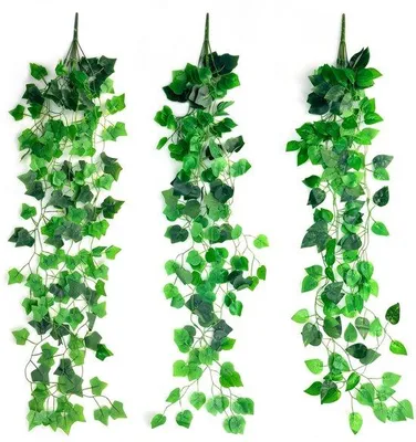 Immagine prodotto di Piante artificiali da parete, confezione da 3, 105 cm, verde