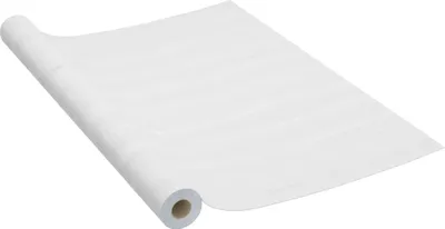 Produktbild von vidaXL Selbstklebende Möbelfolie Weißes Holz 500 x 90 cm PVC
