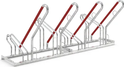 Produktbild von Fahrradständer mit Anlehnbügel 2504 XBF | 4 Räder einseitig | RA 500mm