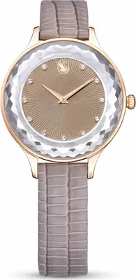Produktbild von Swarovski Octea Nova Damen Schweizer Uhr Beige rosegoldfarbenes Finish 5649999