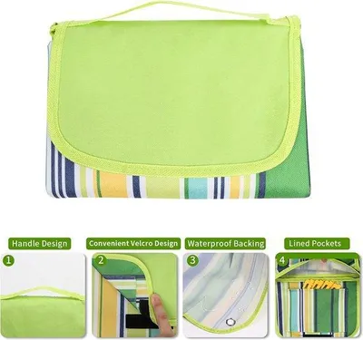 Immagine prodotto di Tappeto da picnic – – Ampio e resistente – Tappeto da picnic