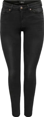 Produktbild von ONLY Damen Onlwaukew Mid Sk Bj1097 Noos Jeans, Washed Black, XL / 30L EU