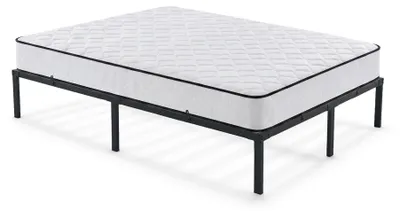 Immagine prodotto di Letto Pieghevole in Metallo 120x200 cm con Materasso Letto per Ospiti Salvaspazio con Struttura e Rete a Doghe Nero 9 Gambe 20 Doghe