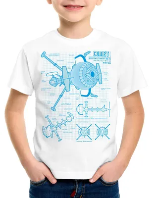 Produktbild von style3 Future Comet Kinder T-Shirt captain