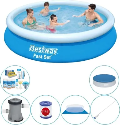 Obrázok produktu pre Bazén Combi Deal - Bestway Fast Set 366x76 cm Rund