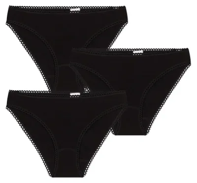 Produktbild von Petit Bateau Damen Höschen A0c8u, Schwarz, XXS