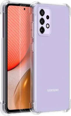 Immagine prodotto di Galaxy A72 5G Custodia, paraurti trasparente in TPU morbido, custodia protettiva antiurto per Samsung Galaxy A72 5G