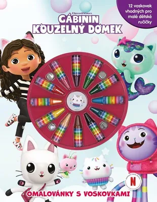Zdjęcie produktu dla Domek Gábina – kolorowanki do malowania kredkami