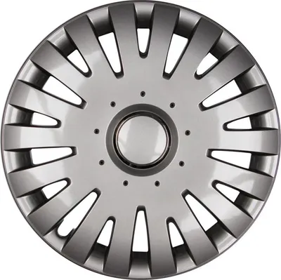 Produktbild von 4x PREMIUM DESIGN Radkappen Radzierblenden "Malachit" 15 ZOLL #39 Graphit Grau