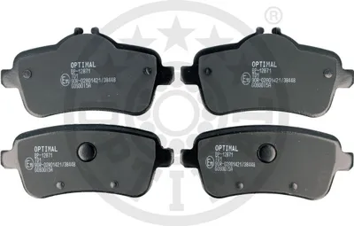 Produktbild von OPTIMAL Bremsbeläge Satz Hinten Bremsklötze passend für MERCEDES-BENZ M-Klasse (W166) BP-12871