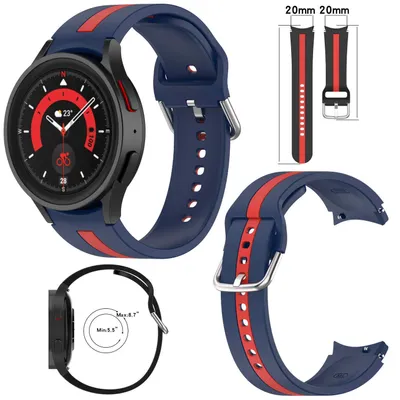 Obrázok produktu pre Pre Samsung Galaxy Watch 6 5 4 Normal Pro Classic všetky veľkosti plastový remienok