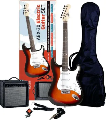 Obrázok produktu pre ABX 30 SET 3-Tone Sunburst Elektrická gitara