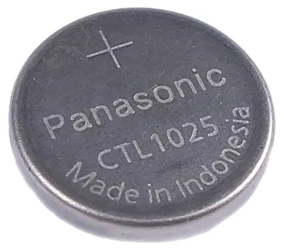 Produktbild von Knopfzellen Akku Batterie Panasonic CTL 1025 Lithium passt in Solar Casio Uhren Modelle 10135068 AWG-100 AWG-101