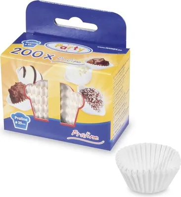 Immagine prodotto di Pasticcino bianco 25x18mm 200pz - Wimex