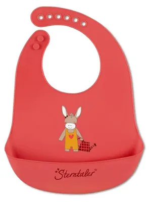 Produktbild von Sterntaler Silikon Lätzchen Emmily mittelblau