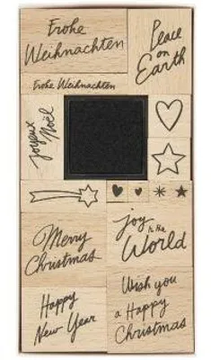 Produktbild von Stempelset Christmas Rocks!, Handlettering100%