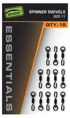 Obrázok produktu pre Fox Obratlíky Edges Essentials Spinner Swivel Veľkosť 11 12 ks