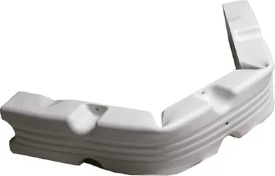 Produktbild von Talamex Flexibler Fender Weiß 100 x 12 x 7 cm Weiß 100 x 12 x 7 cm