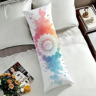 Obrázek produktu pro Sametový povlak na polštář, rozměr 30 x 90 cm, s potiskem na obou stranách