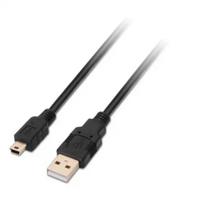 Image de Câble USB 2.0 A vers mini USB-B NANOCABLE 10.01.0402 1,8 m noir