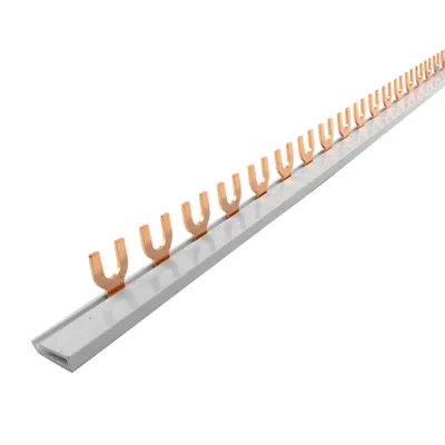Produktbild von 1P Phasenschiene Gabel 54-polig 10mm? PS/G Schiene Sammelschiene 63A DV
