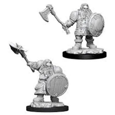 Produktbild von Dungeons & Dragons Nolzur es Marvelous Unpainted Miniatures (W11) Male Dwarf Fighter