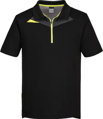 Obrázok produktu pre Portwest - Pánska polokošeľa "DX4" RW10985 (S) (Black/Yellow)