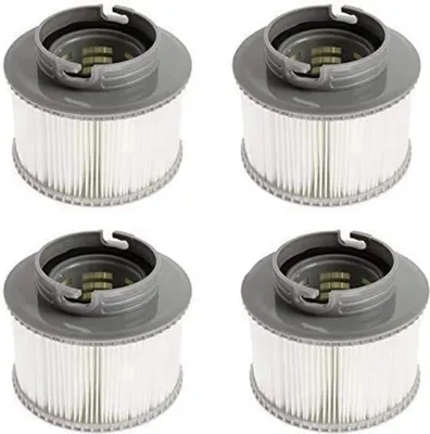 Produktbild von Ersatz-Filterkartuschen für MSPA Bubble Spa Whirlpoals verbesserte Version für MSPA alle Modelle 4 PCS, für Whirlpool Bad Wartung