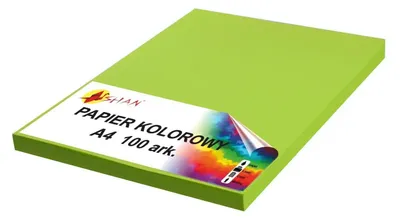 Produktbild von Farbpapier A4 120g grasgrün v2 100 Blatt