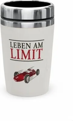 Produktbild von La Vida 388362 Thermobecher to go Leben am Limit 240 ml