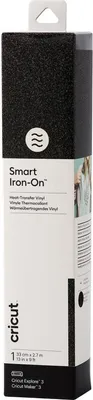 Immagine prodotto di Cricut | Smart Iron-On 33x270cm Glitter Nero