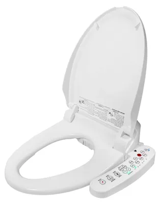 Produktbild von Intelligenter Toilettensitz mit Bidet-Funktion, Elektronisch, Beheizt, Mit Seitlichem Bedienelement, Selbstentleerender Wassertank-Technologie (Weiß)