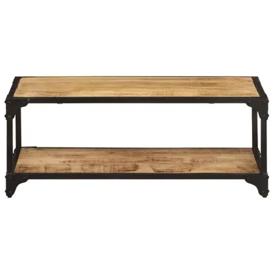 Zdjęcie produktu dla vidaXL Stolik kawowy 90x45x35 cm Surowe lite drewno mango