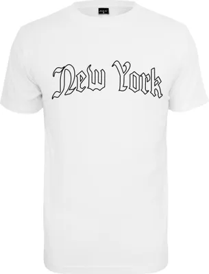 Produktbild von Mister Tee T-Shirt New York Wording Tee White-XS