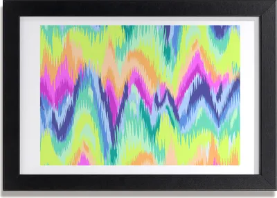 Produktbild von Bild 30x20 MDF-Rahmen, Wandkunst Regenbogen Hintergrund