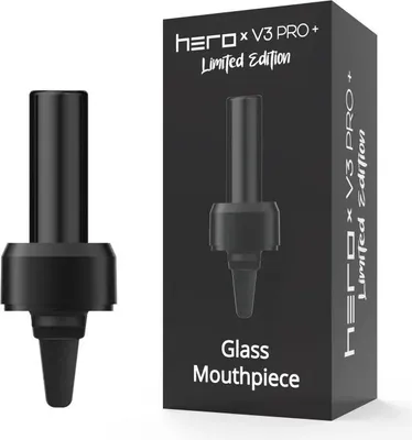 Produktbild von Schwarzes Glasmundstück für V3 Pro + X Hero Limited Edition